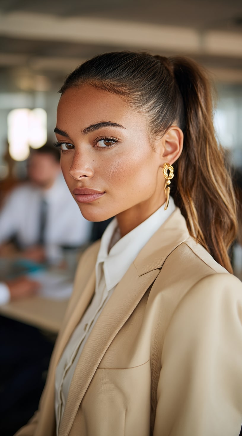 Classic Sleek Low Ponytail