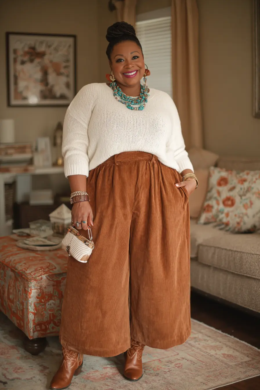 Cozy Corduroy with Boho Charm