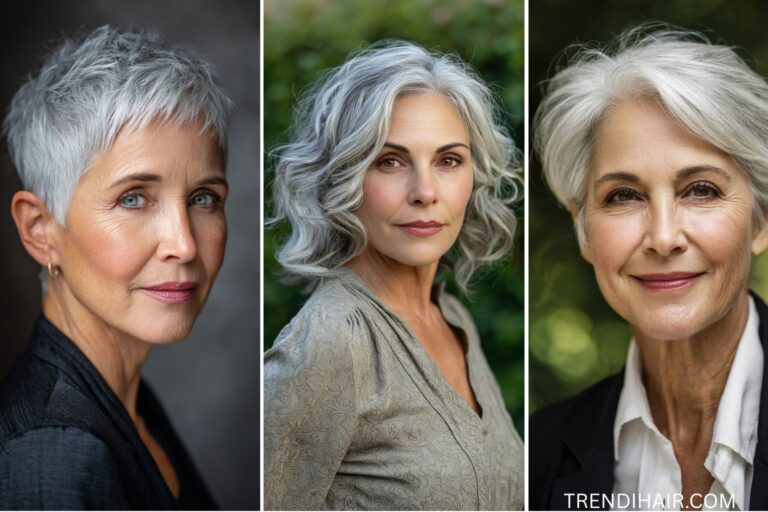 10 Haircuts for Women Over 70 with Grey Hair