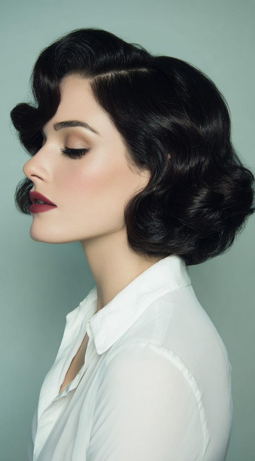 Curly Shag French Bob