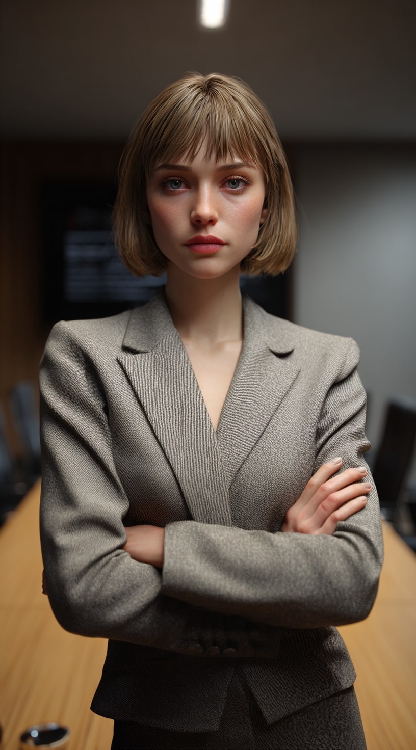 Sleek Polished Inverted Layered Bob