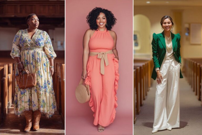 11 Plus Size Spring Church Outfits For Chic Sunday Service