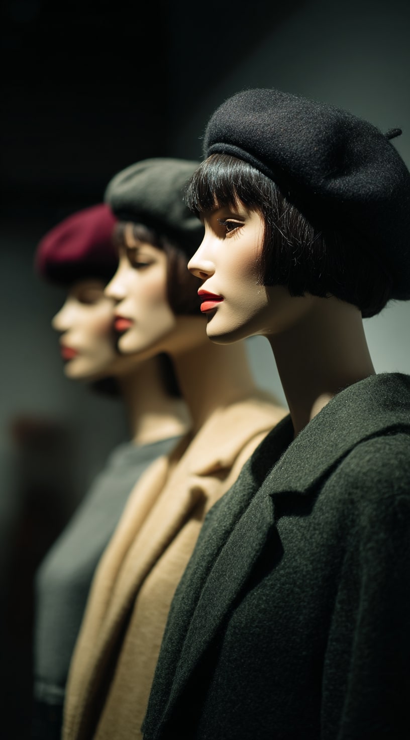 Coordinating Berets with Short Hair for Winter Style