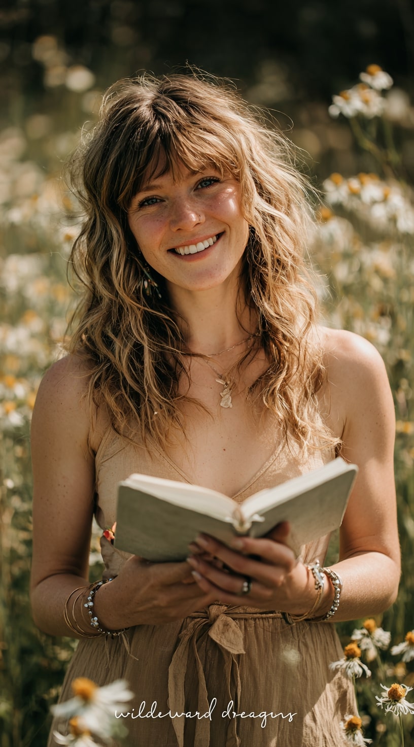 Shaggy Bob with Natural Waves