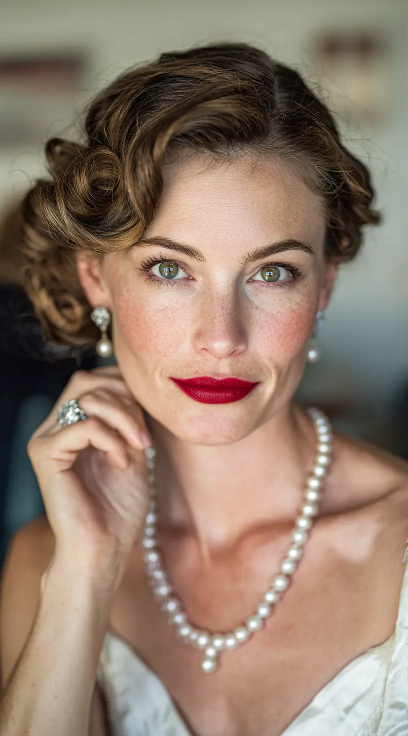 Vintage Pin Curls for a Classic Look