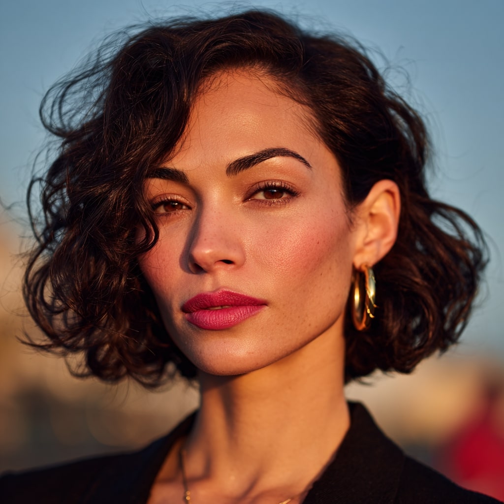 Brunette Balayage with Lowlights