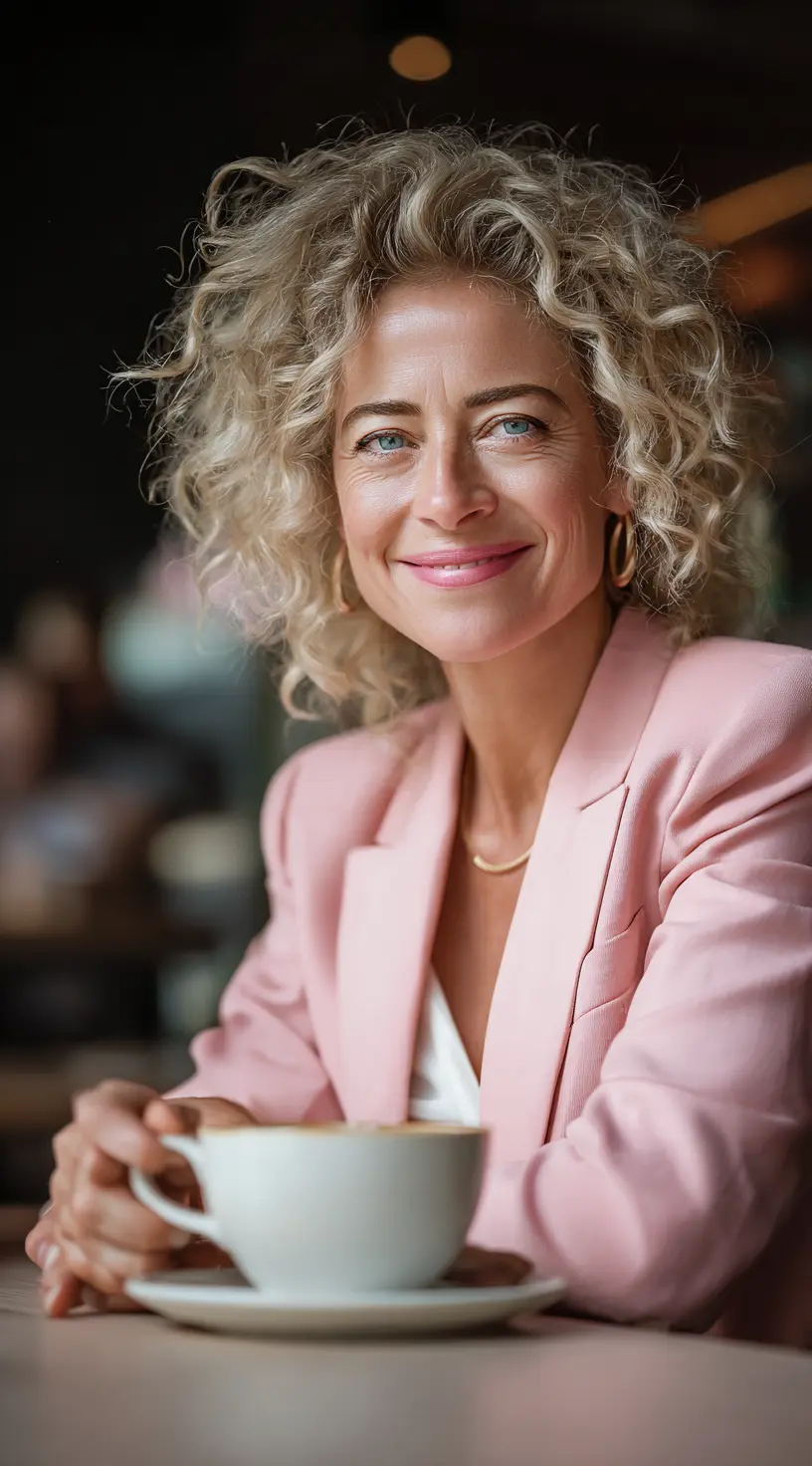 Curly Fringe with Volume