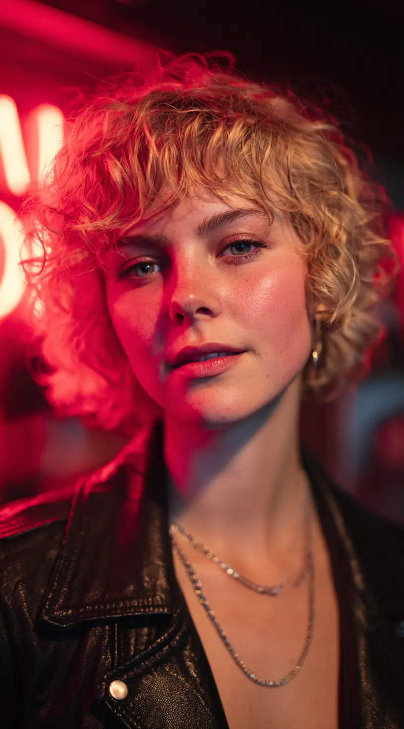 Curly Shag with Layers for Bold Volume