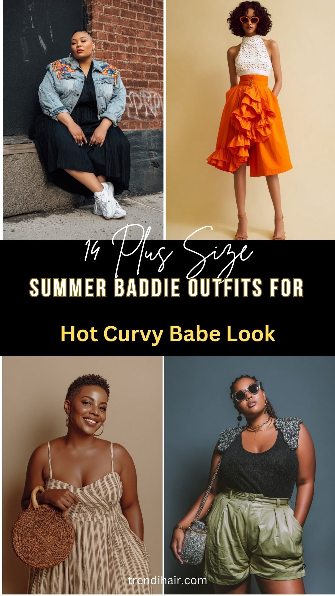 14 Plus Size Summer Baddie Outfits For Hot Curvy Babe Look