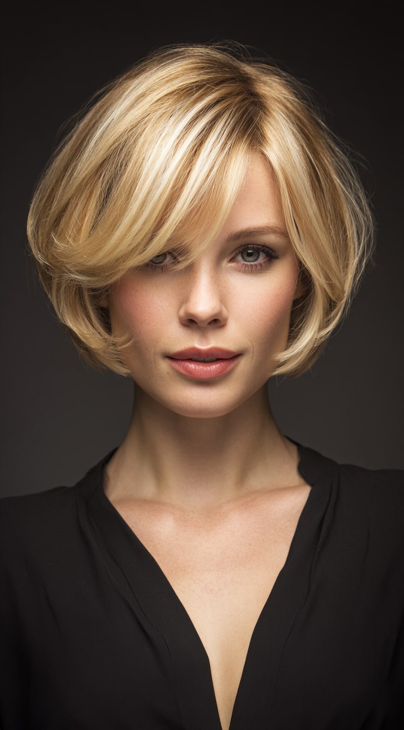 Stacked Bob with Soft Layers