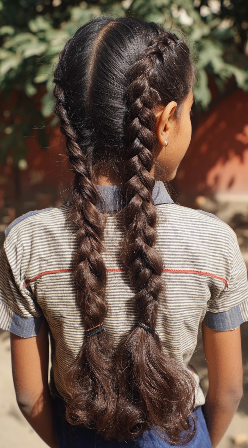 Neat Ladder Braids for School Days