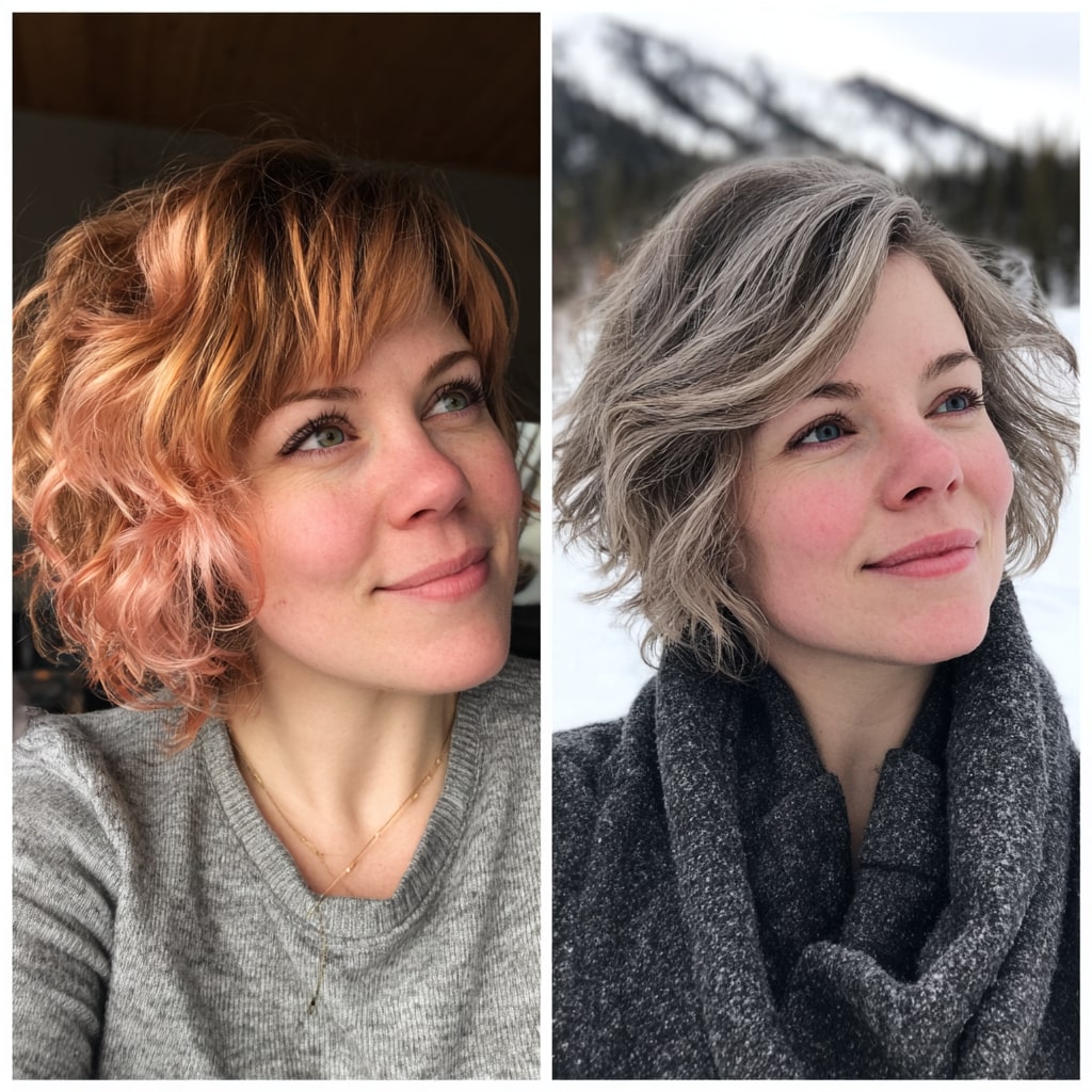 Seasonal Brunette Balayage Transformation