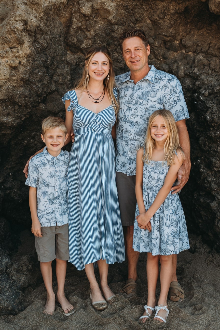 Vintage Denim and Coastal Breeze