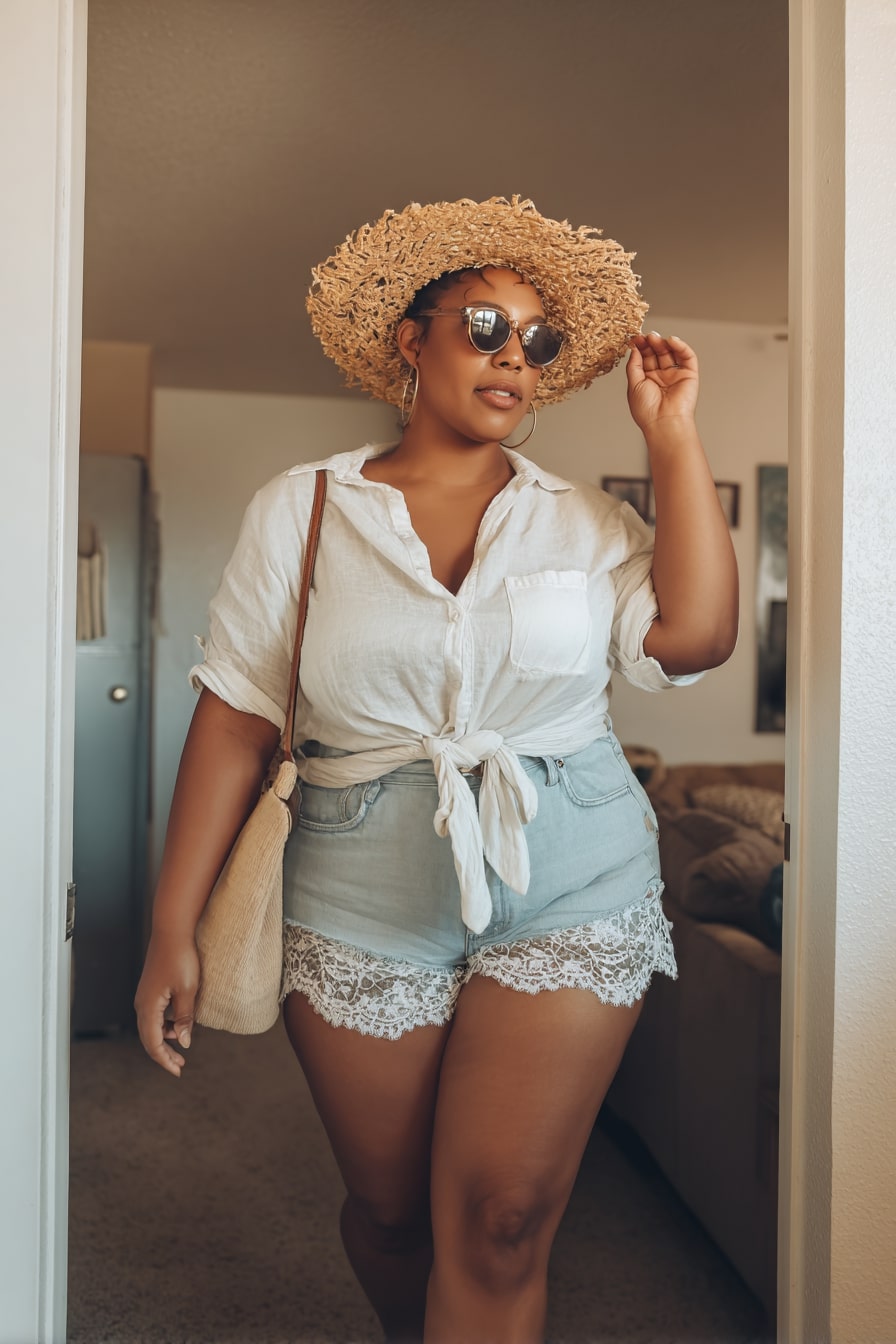 Effortless Summer Style with Denim and Linen