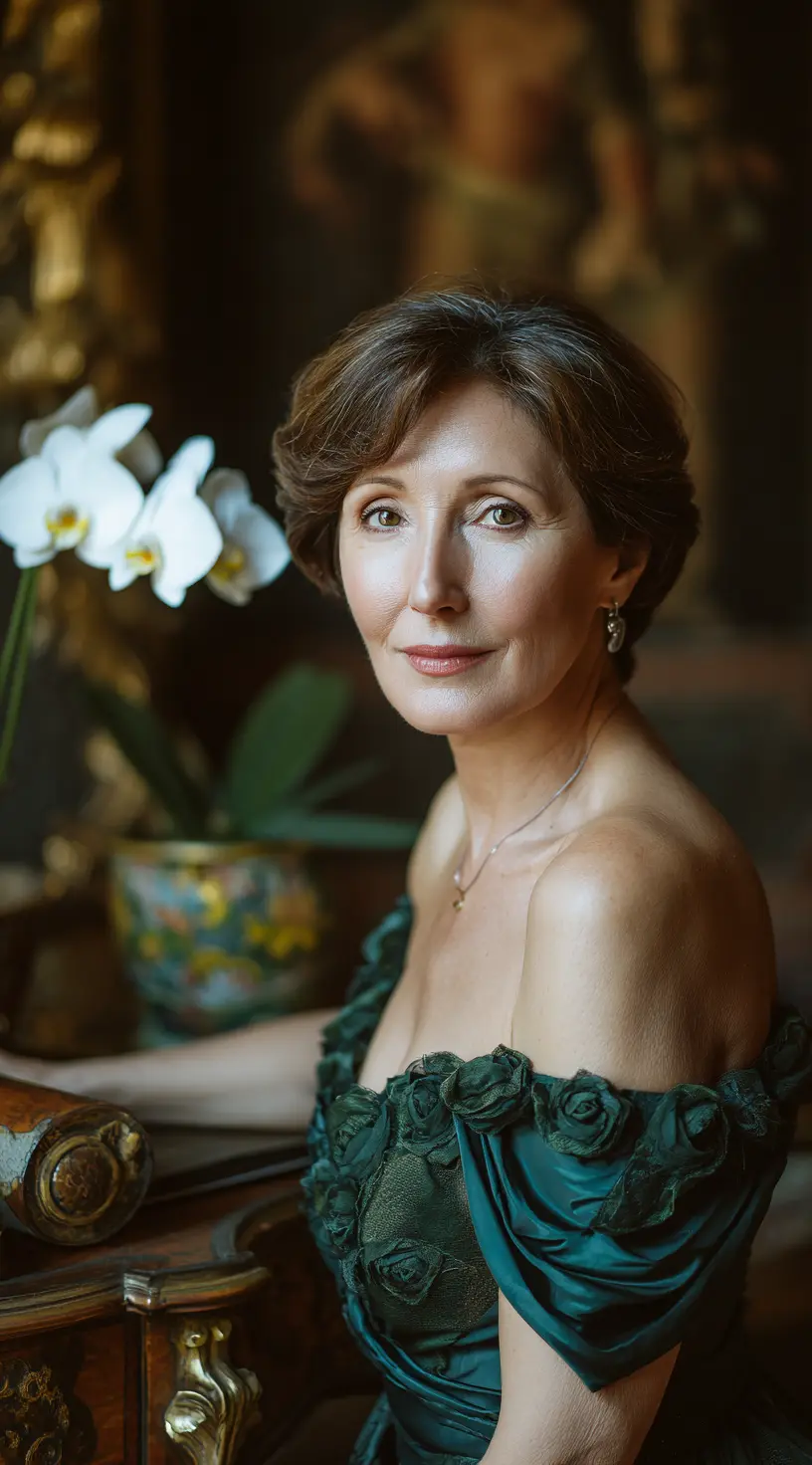 Curly French Twist for a Timeless Elegance