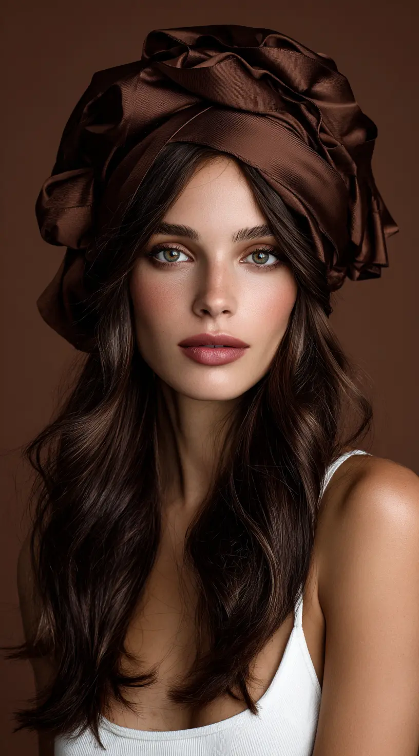 Milk Chocolate Ribbon Weaving for Curly Hair