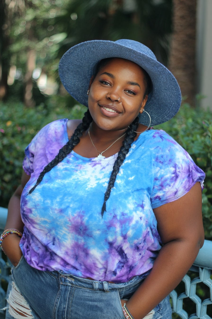Tie-Dye Tunic Top + Relaxed Boyfriend Jeans