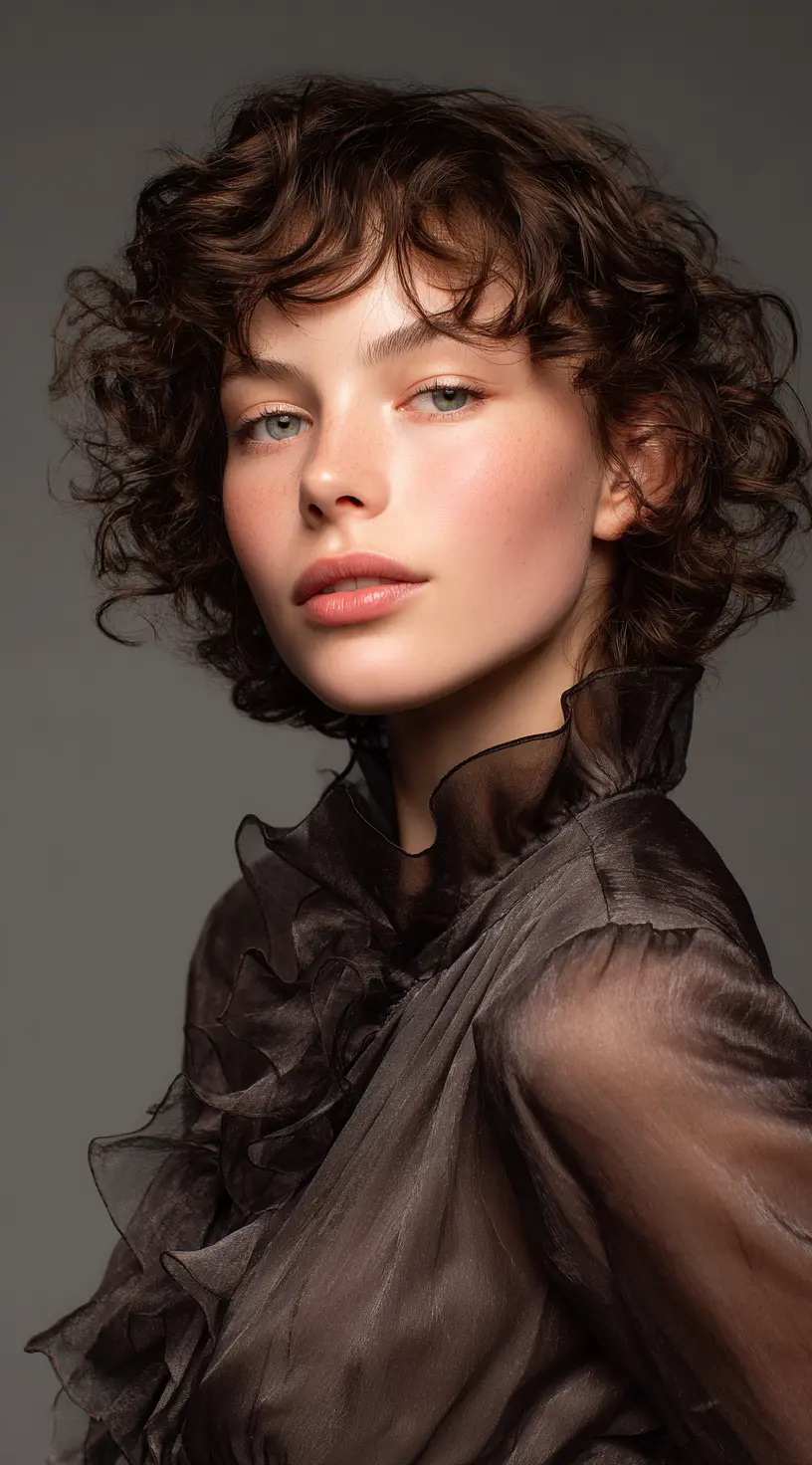 Multi-Textural Curly Cut