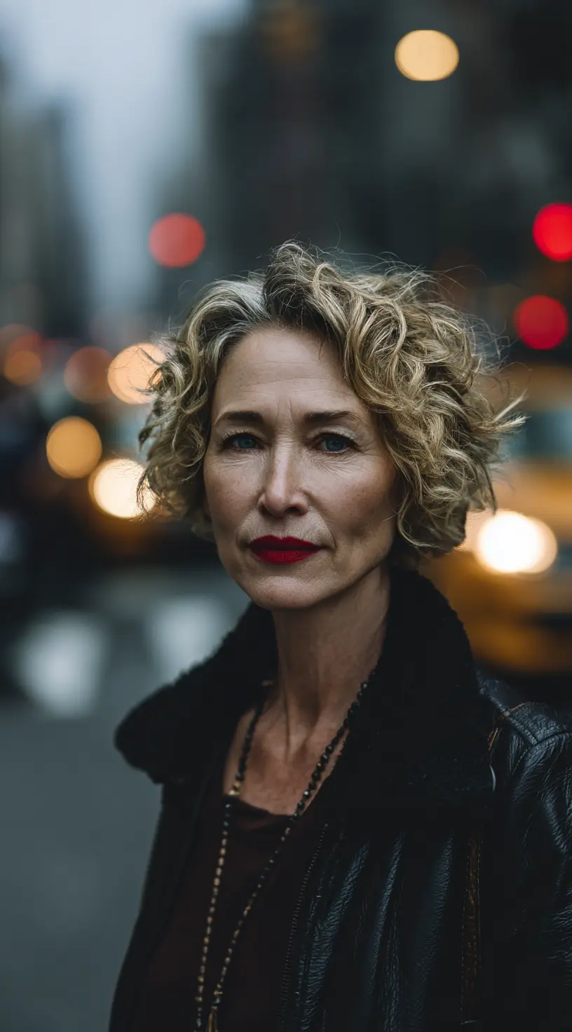 Crimped Texture Curls for Bold Volume