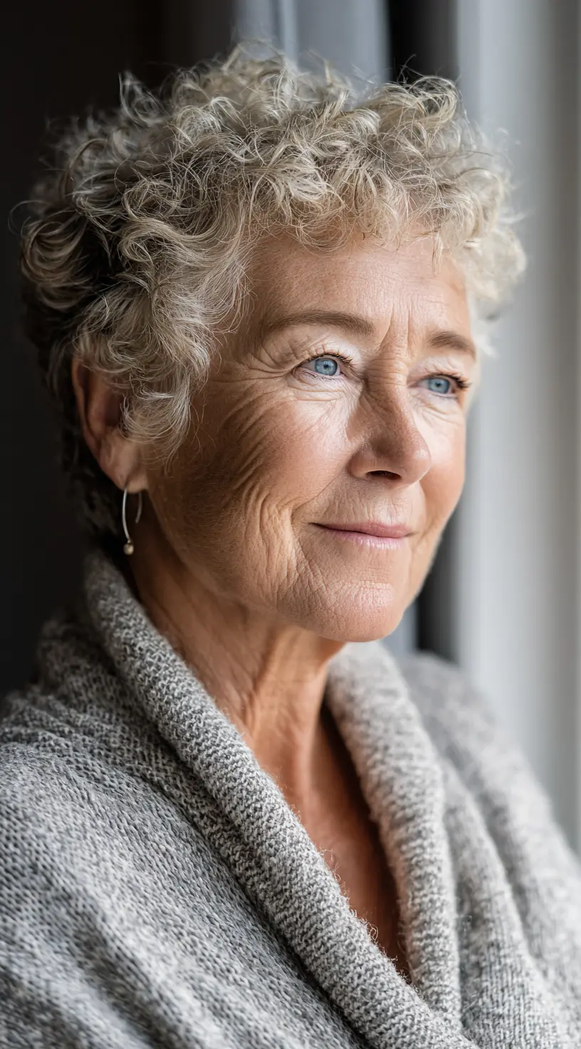 Voluminous Curly Pixie