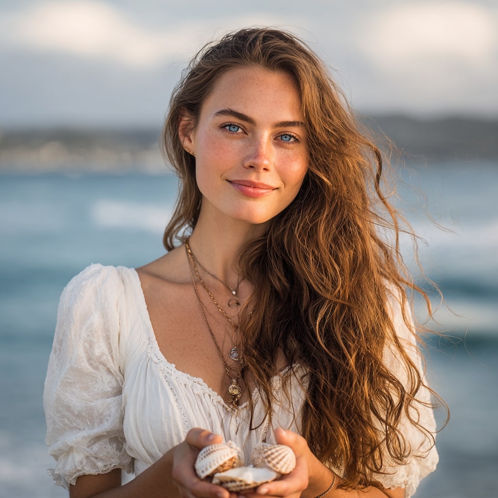 Long Layered Honey Balayage with Caramel Touch