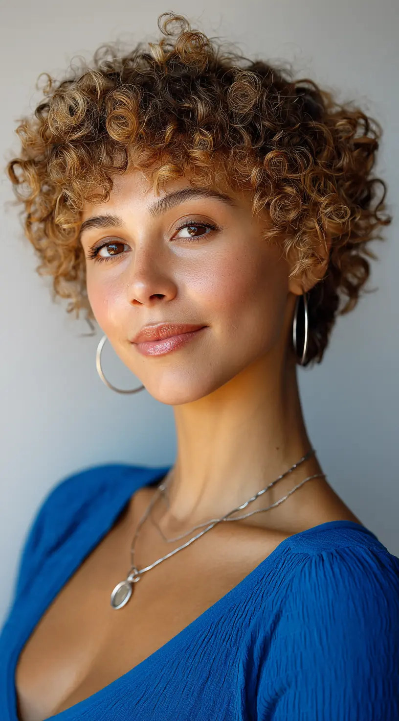 Caramel Ribbon Highlights with Deep Conditioning