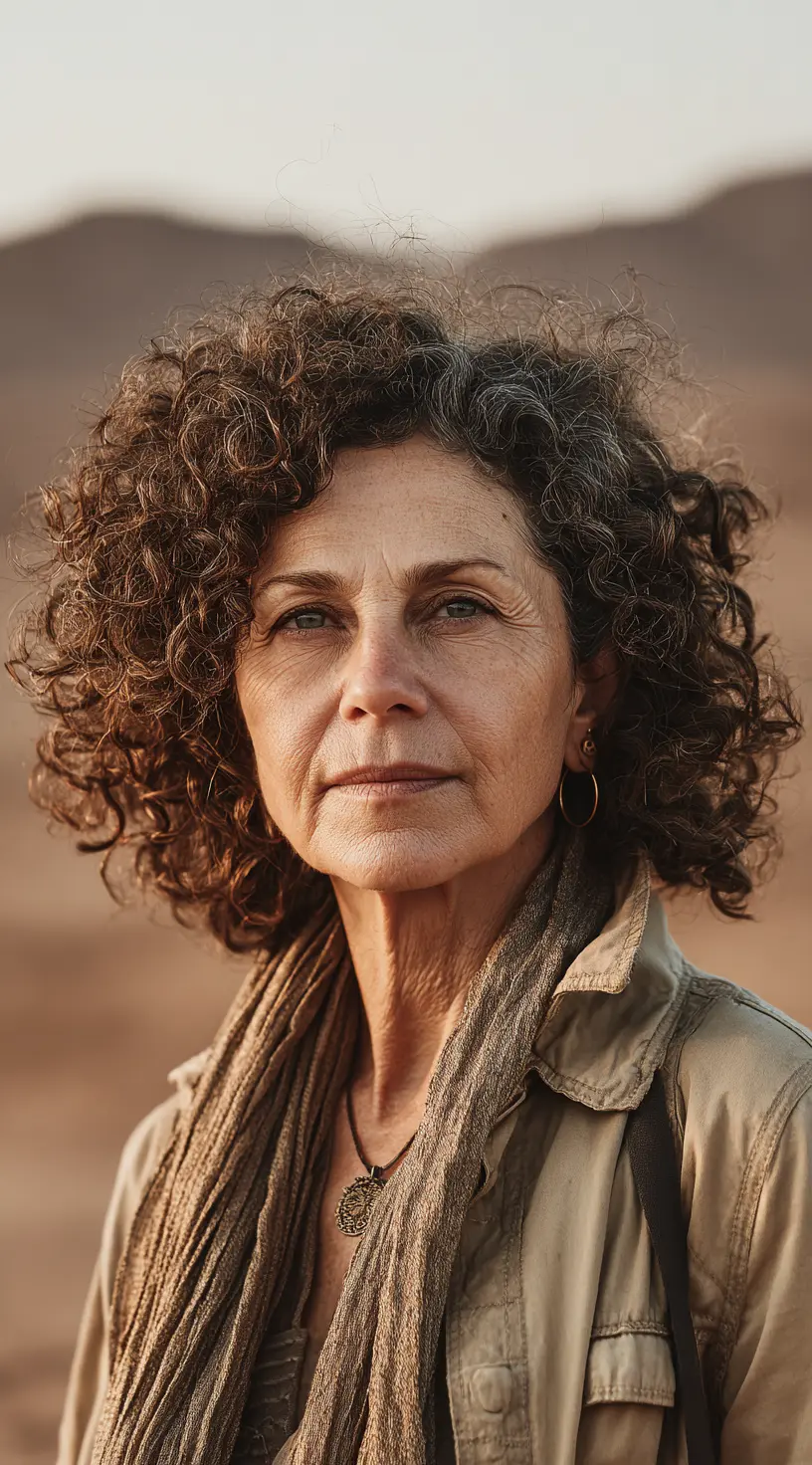 Soft Spiral Curls with Natural Volume