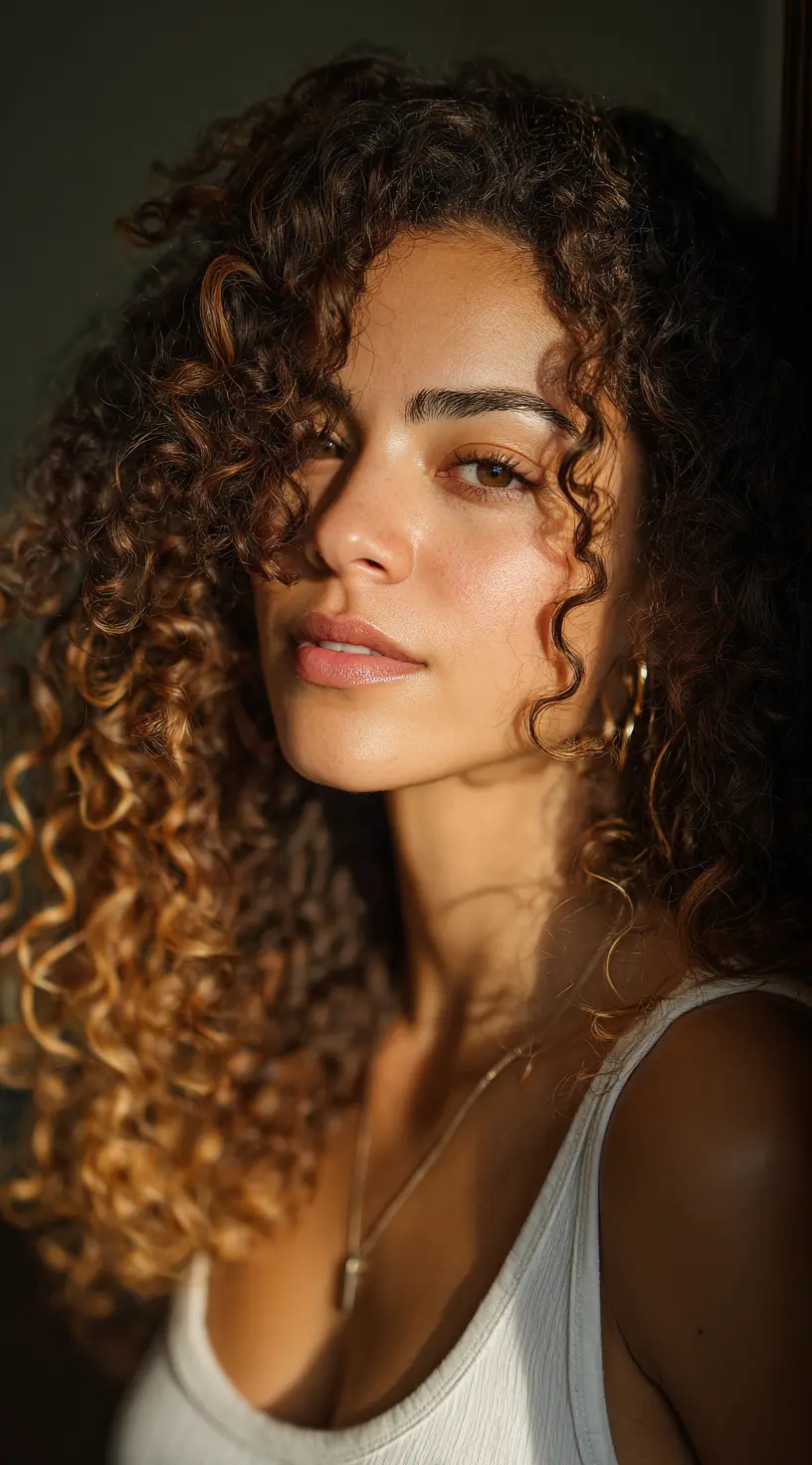 Bronze Goddess Balayage for Radiant Coils