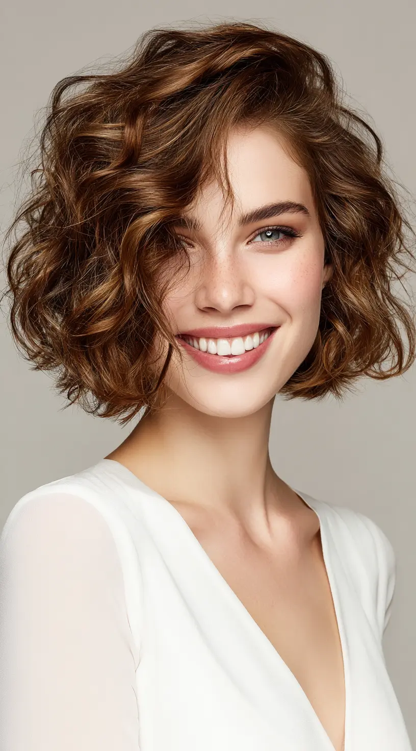 Soft Layered Long French Bob