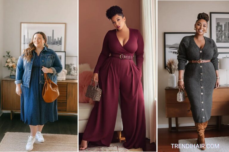 21 Plus Size Basic Fall Outfits That Curvy Women Love