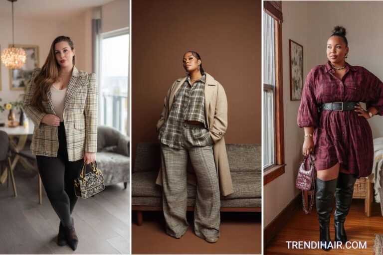 21 Plus Size Flannel Fall Outfits That Curvy Women Love