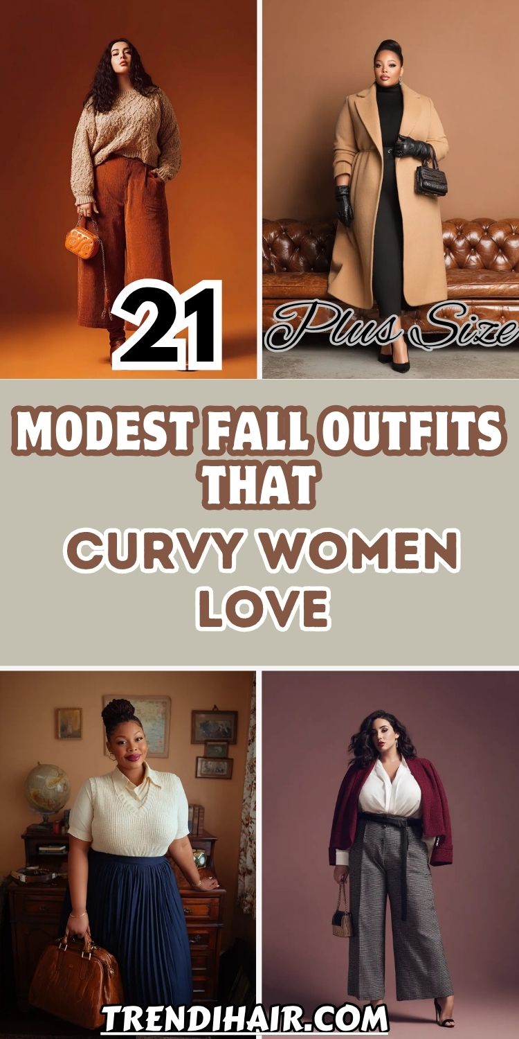 21 Plus Size Modest Fall Outfits That Curvy Women Love