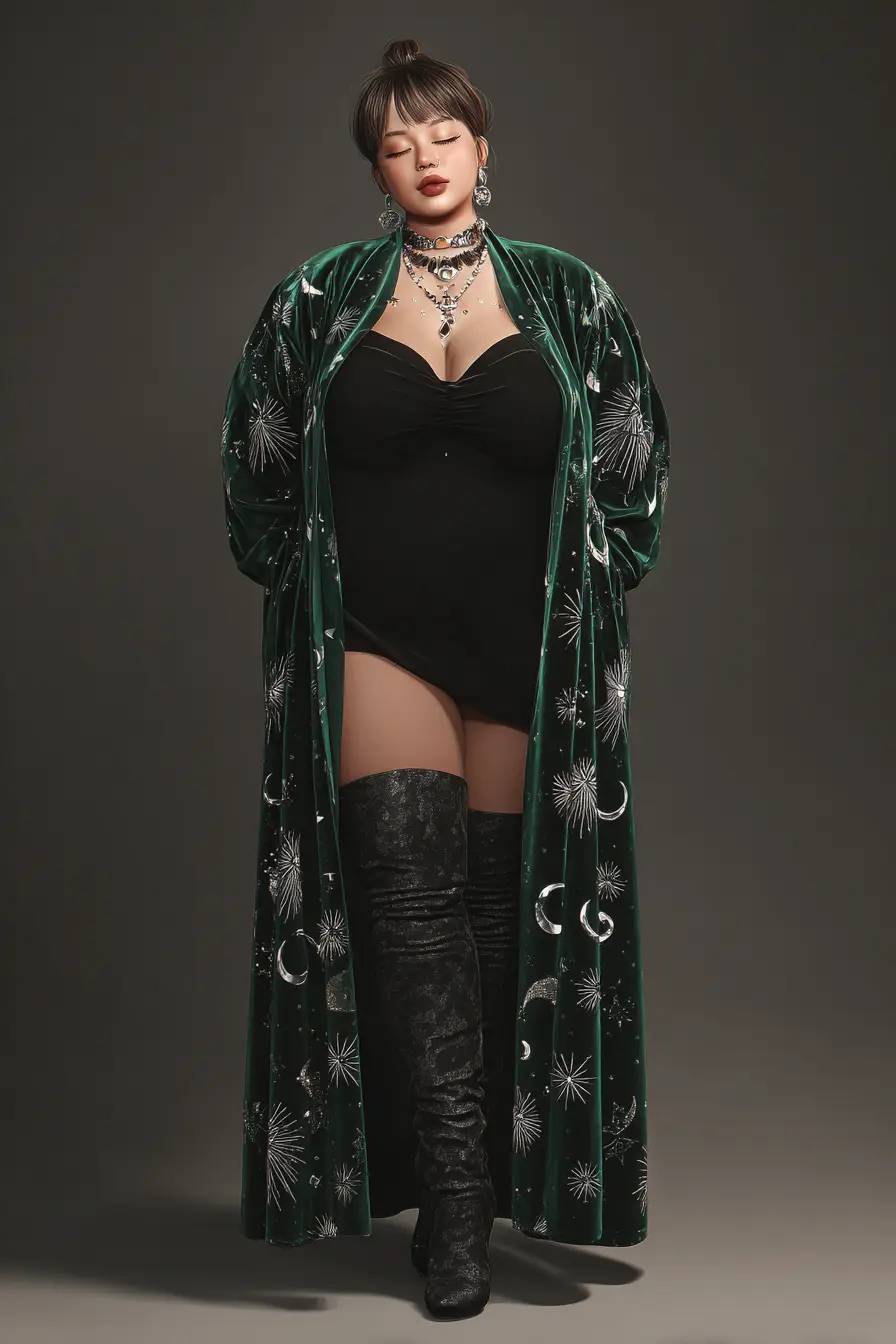 Moonlit Maxi Cardigan Magic