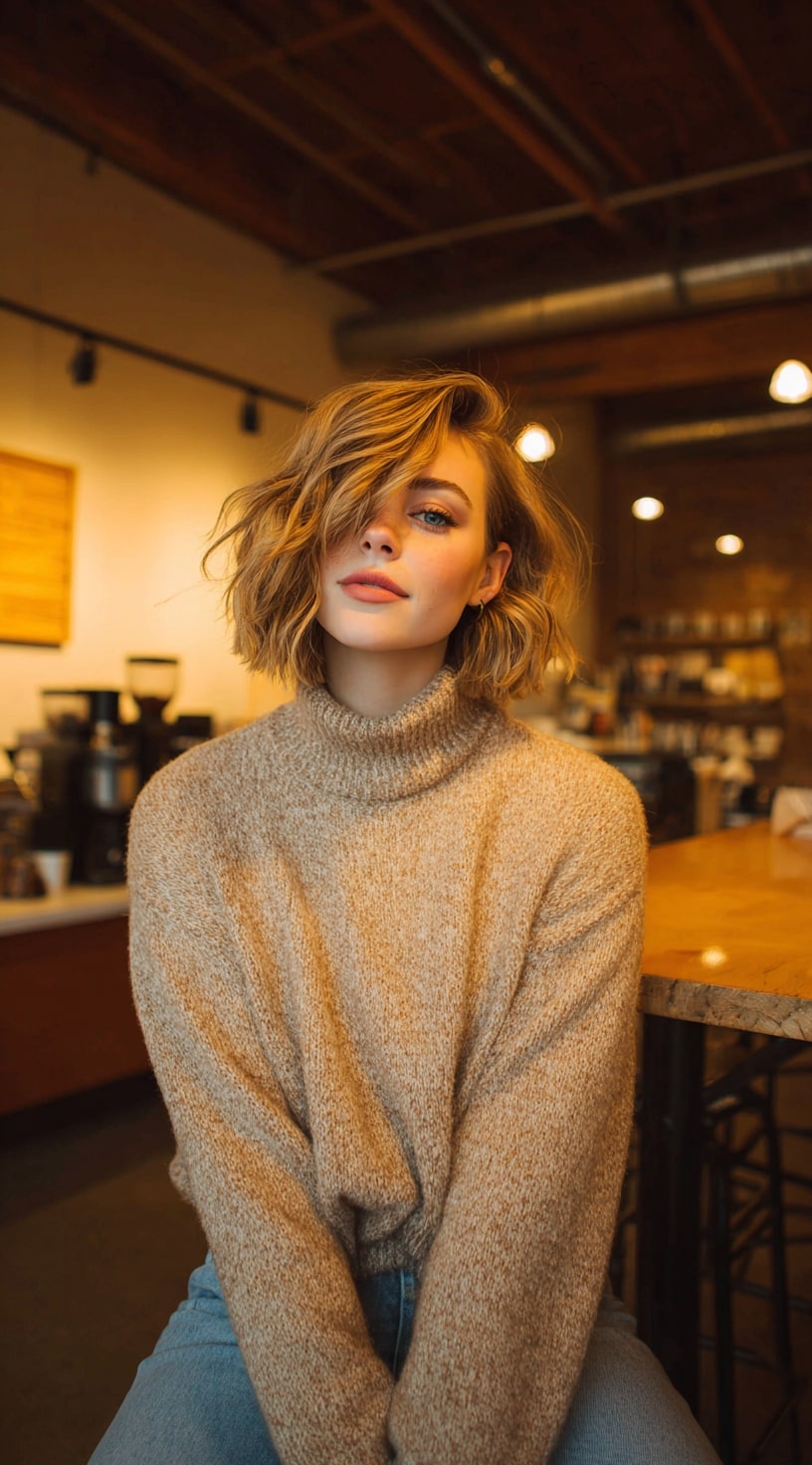 Blunt Bob with Espresso Base