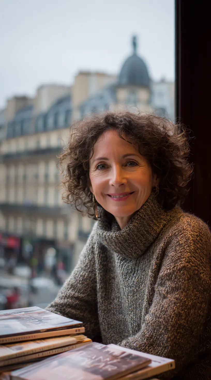 Curly Shag with Face-Framing Layers