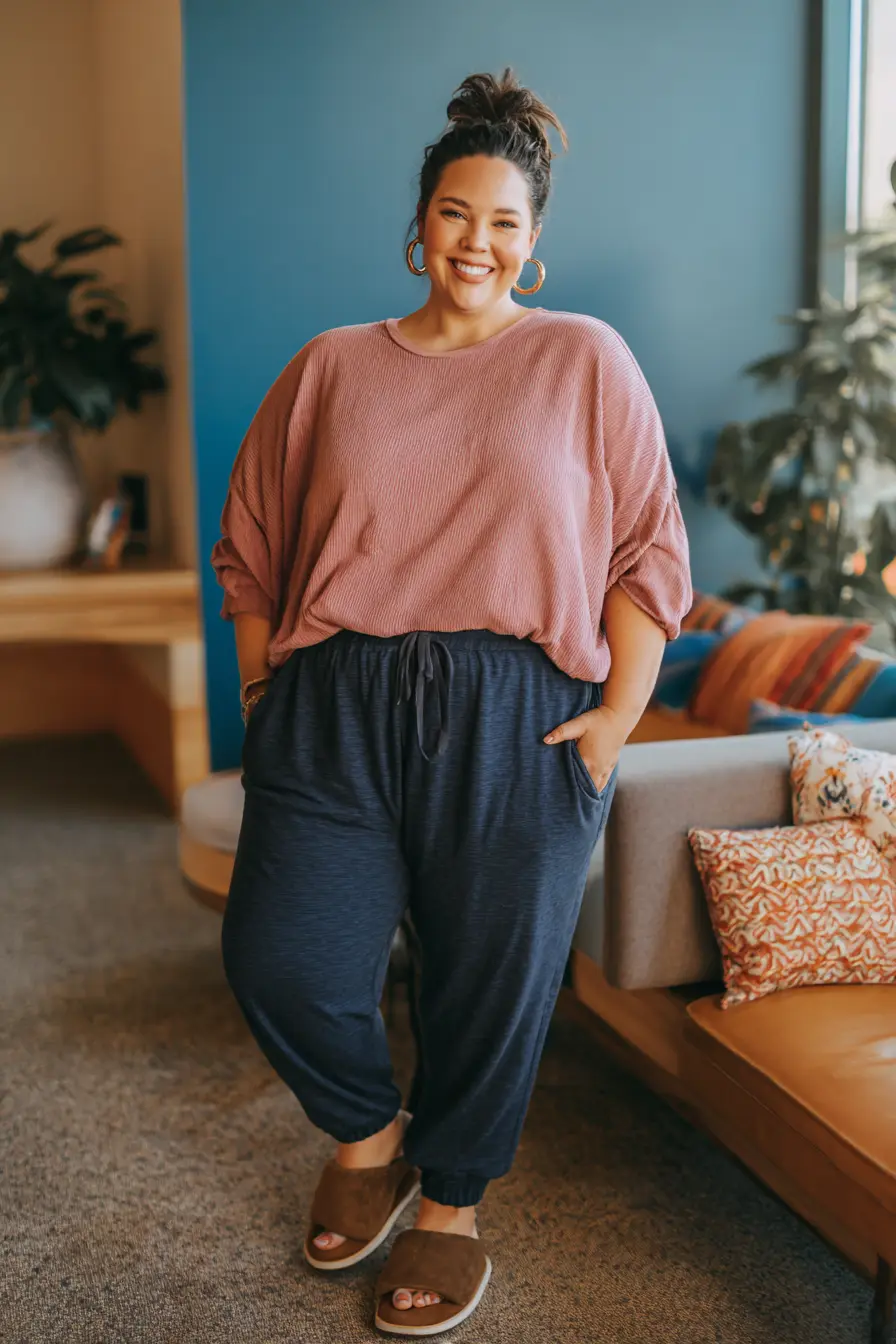 Thermal Top with Fleece-Lined Joggers