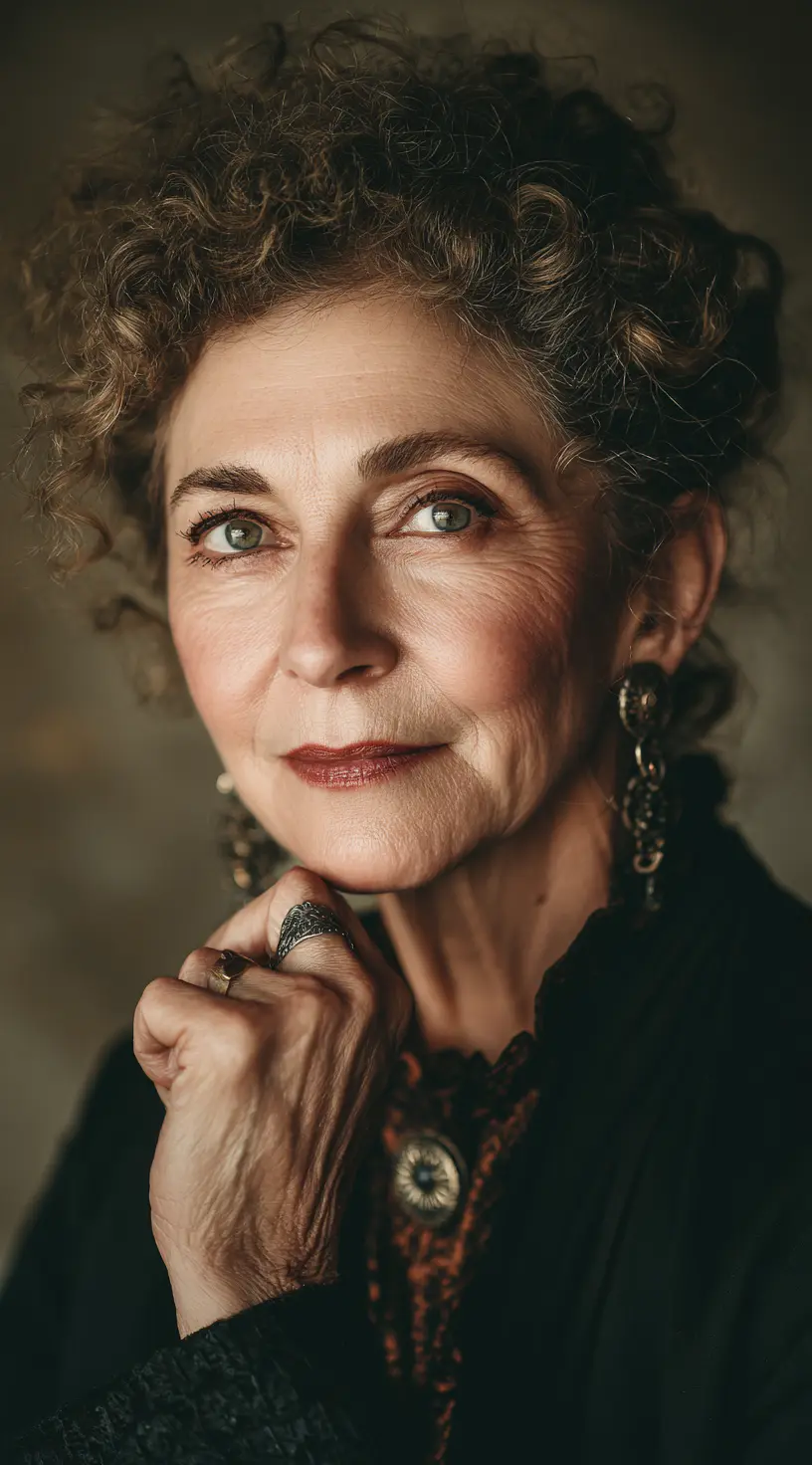 Defined Ringlet Curls with Elegant Texture