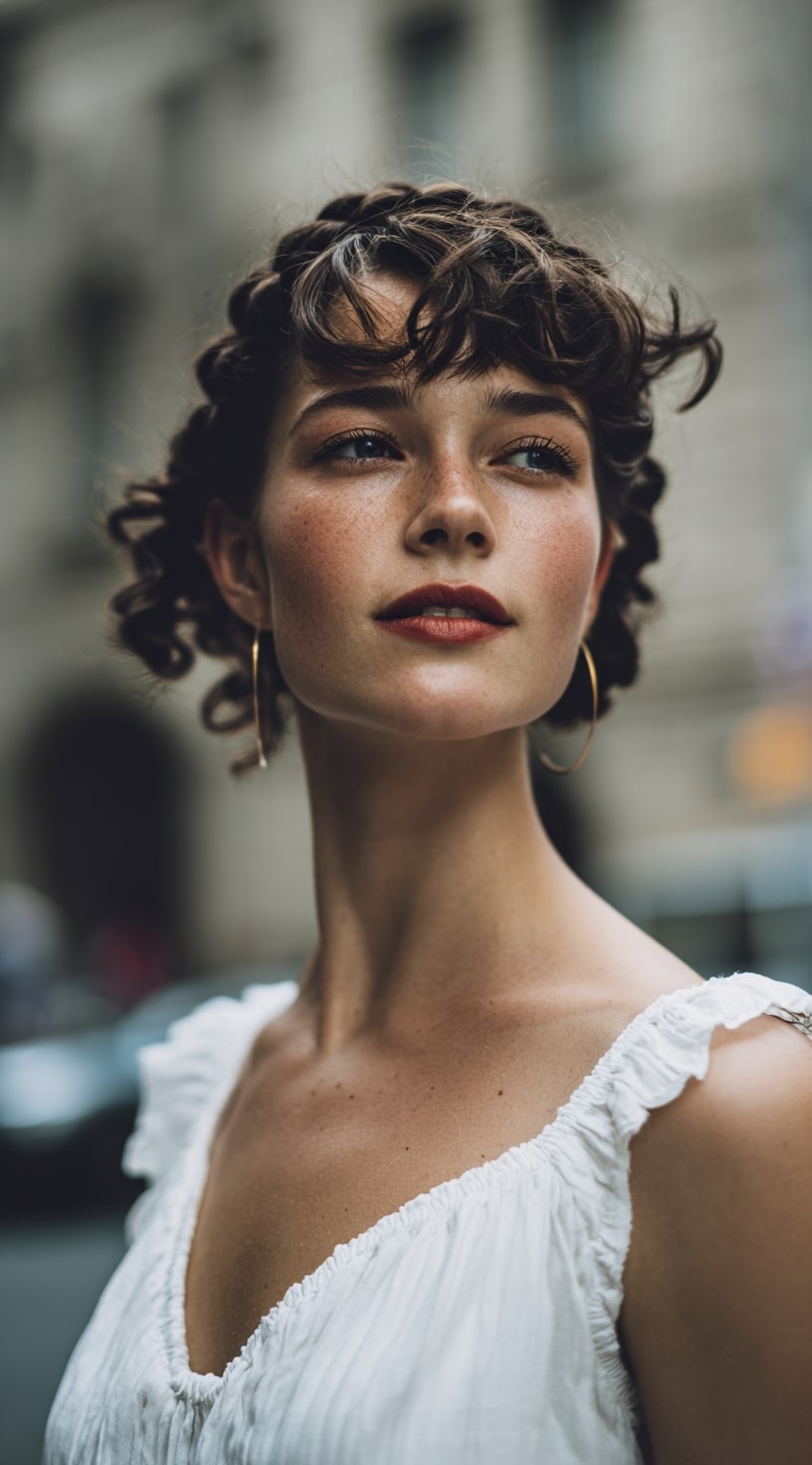 Choppy Long French Bob with Street Style Vibe