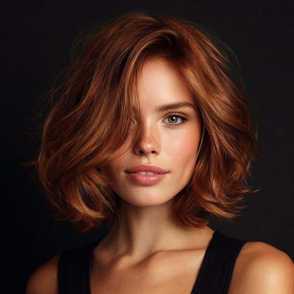 Espresso and Mocha Balayage Bob