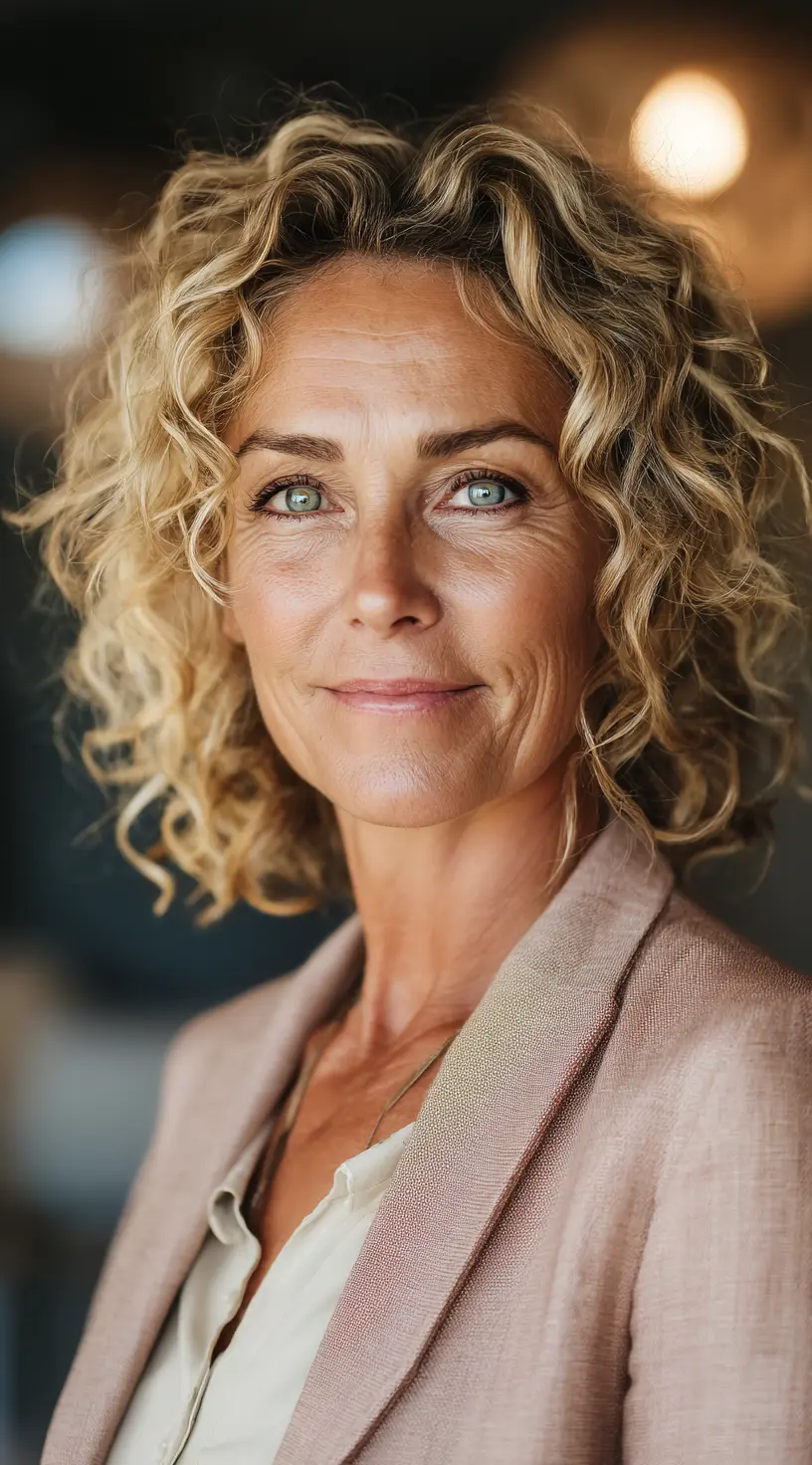 Graduated Layer Medium Curls + Lifted Shape