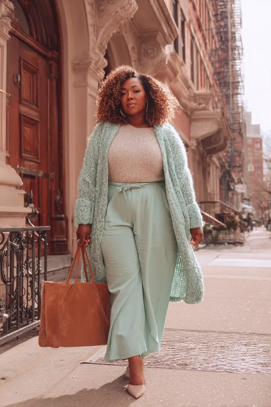 Bamboo Pajama Set with Cozy Knit Cardigan