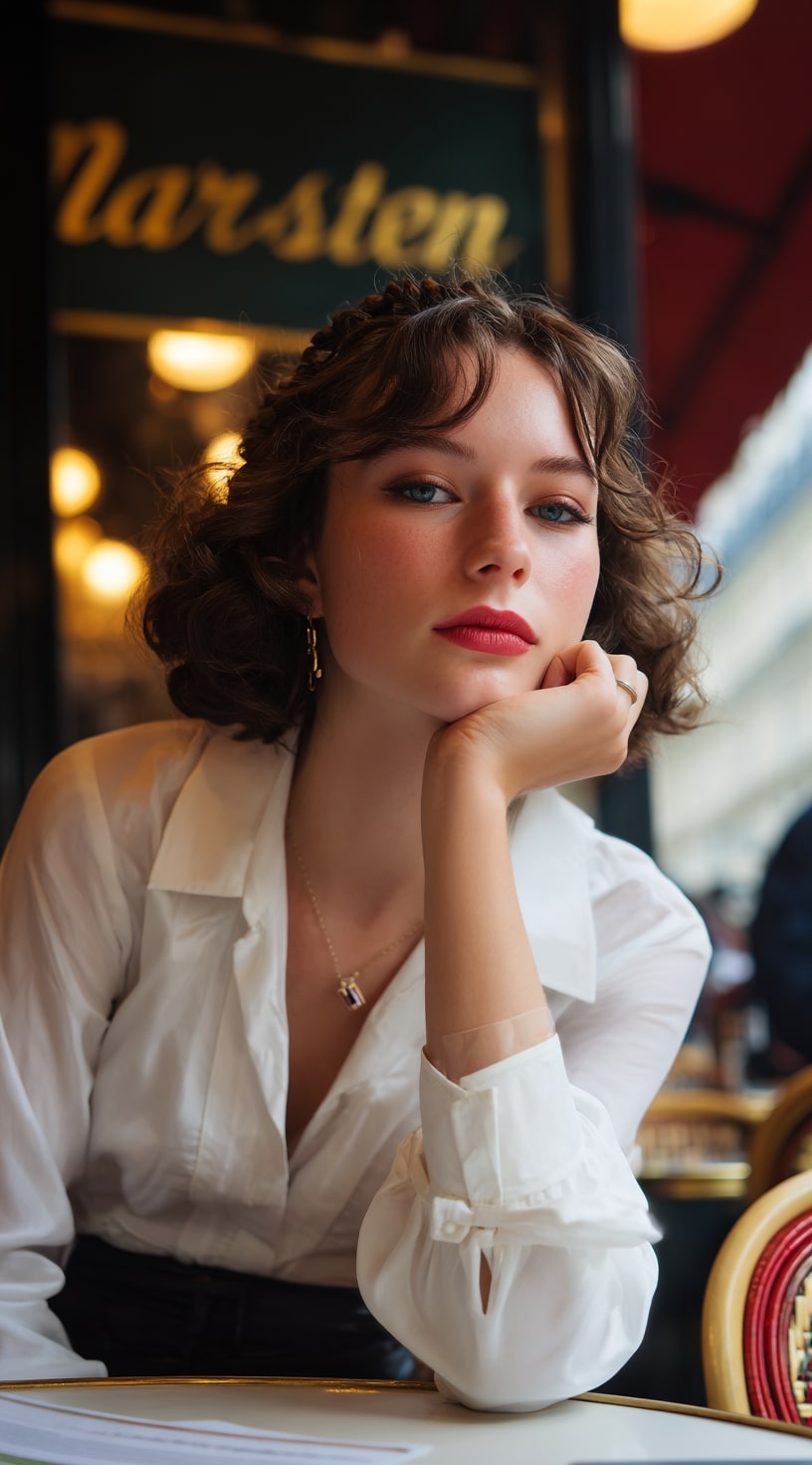 Long French Bob with Face-Framing Layers