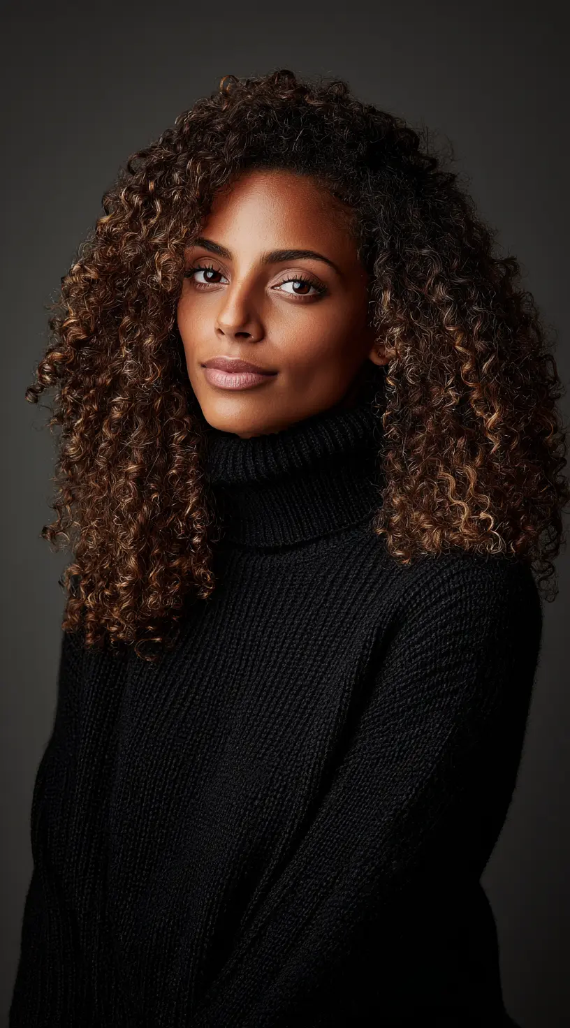 Espresso Balayage for Coily Hair