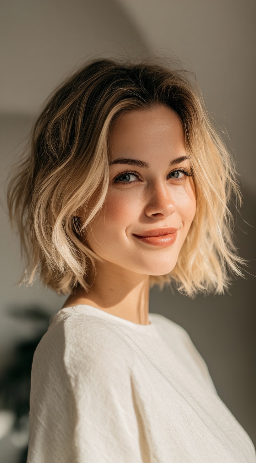 Graduated Bob with Soft Waves