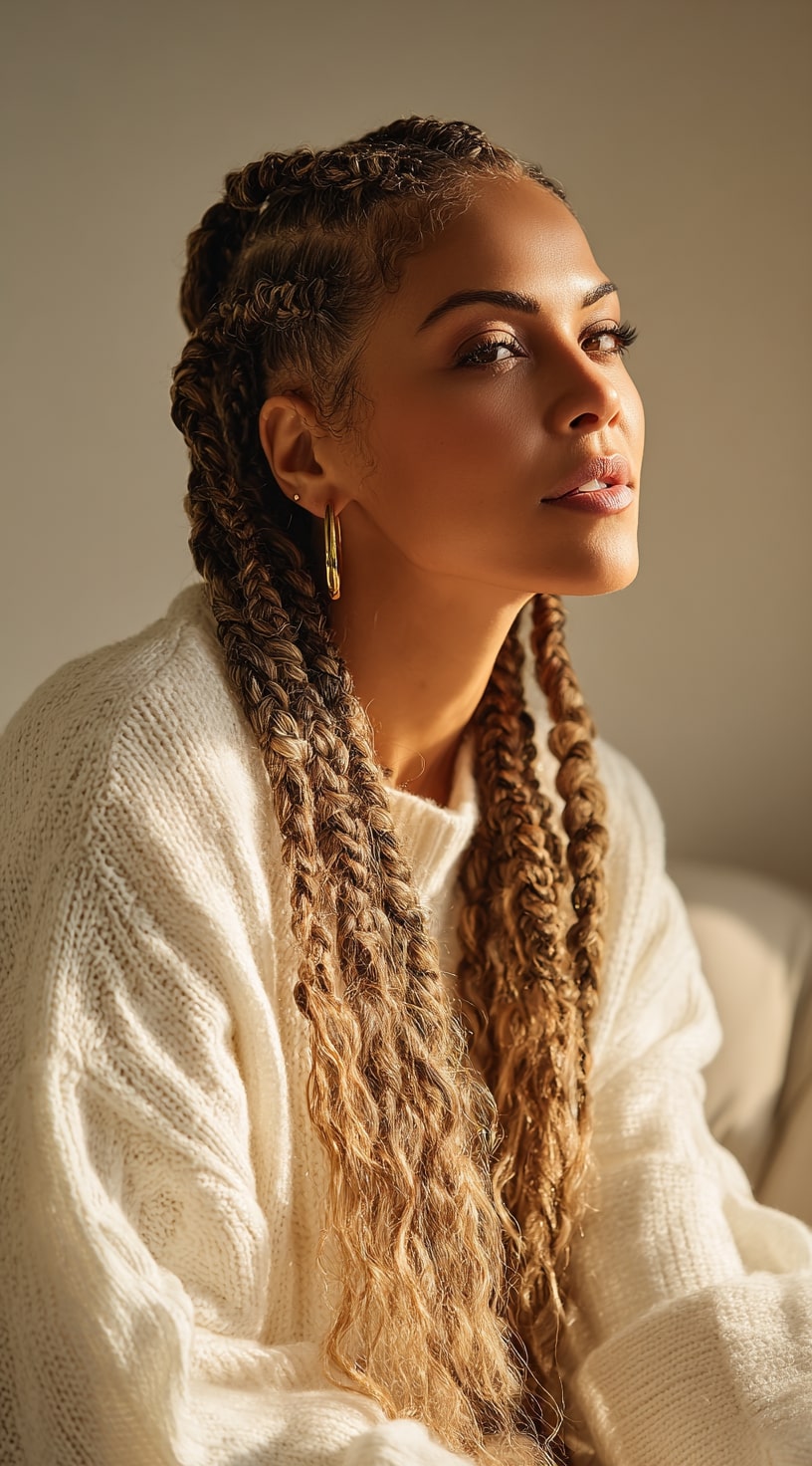 Twisted Low Ponytail