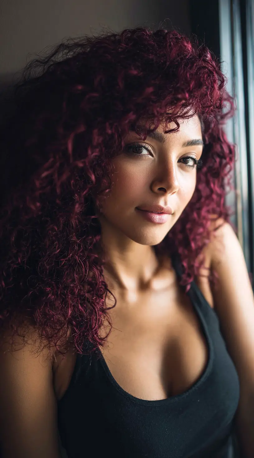 Burgundy Ombre with Protein Treatments