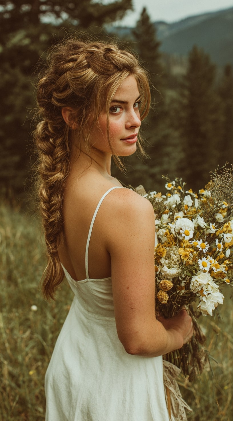 Romantic Braided Cascade