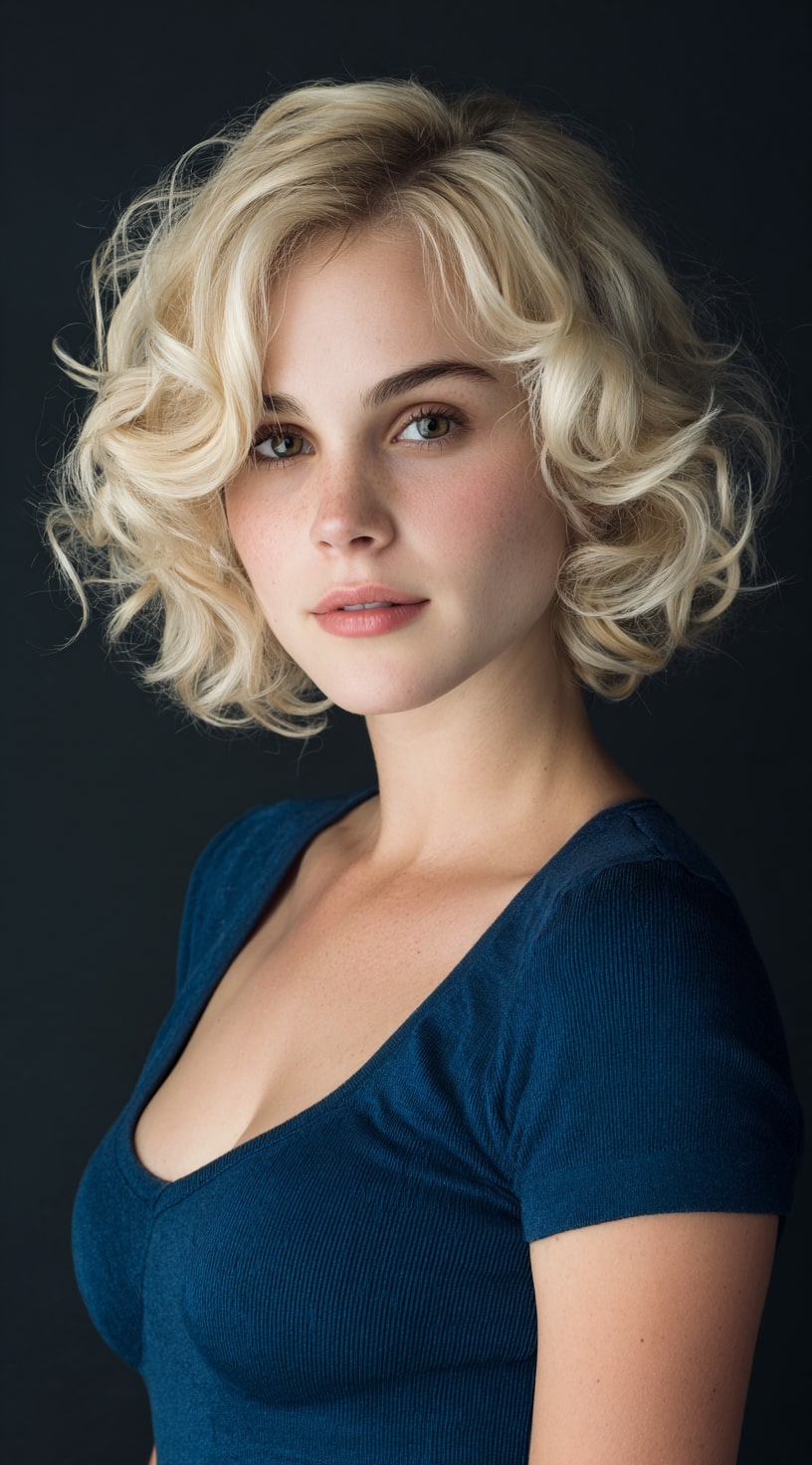 The Beachy Wave Blonde Bob with Layers