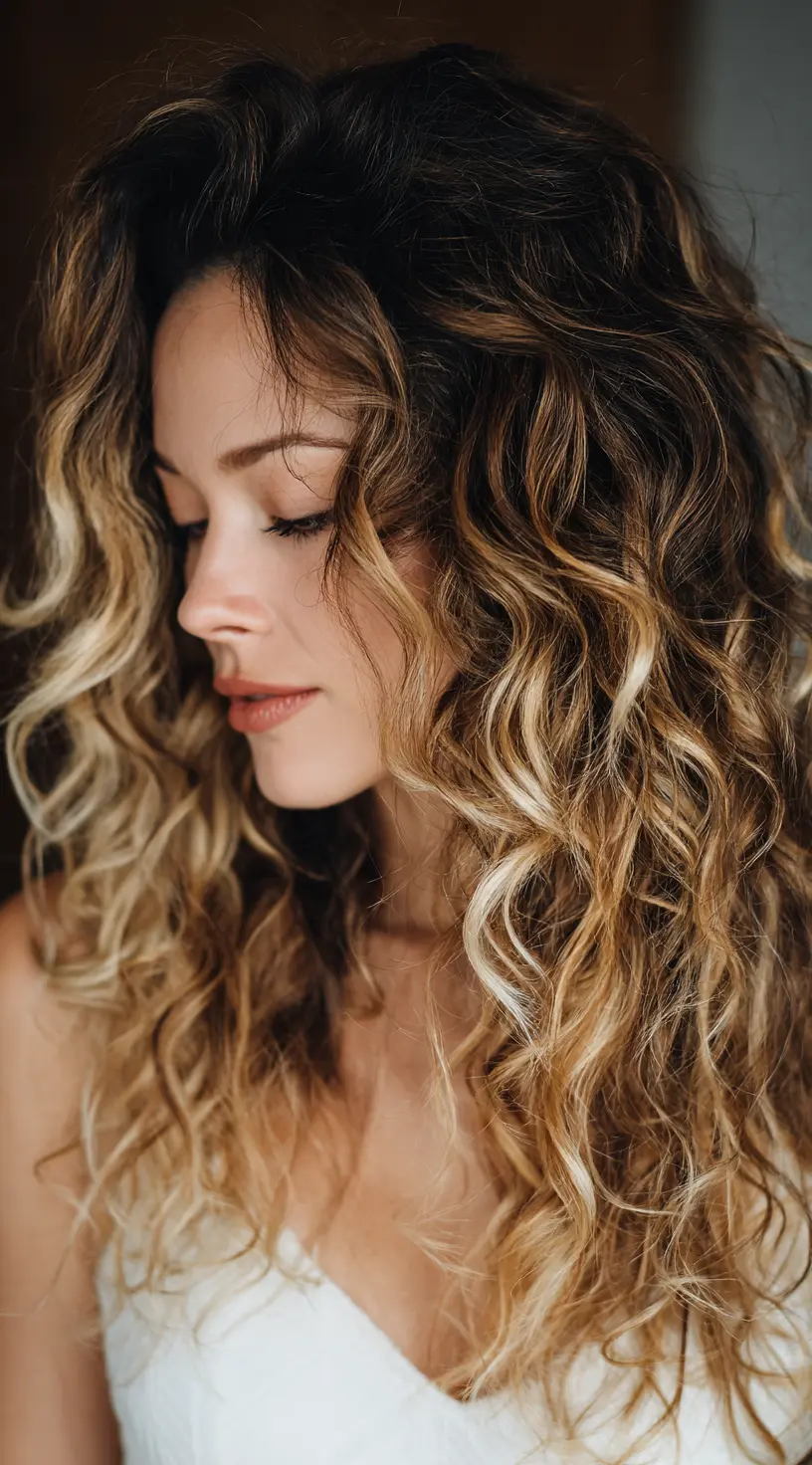 Mahogany Balayage with Copper Undertones