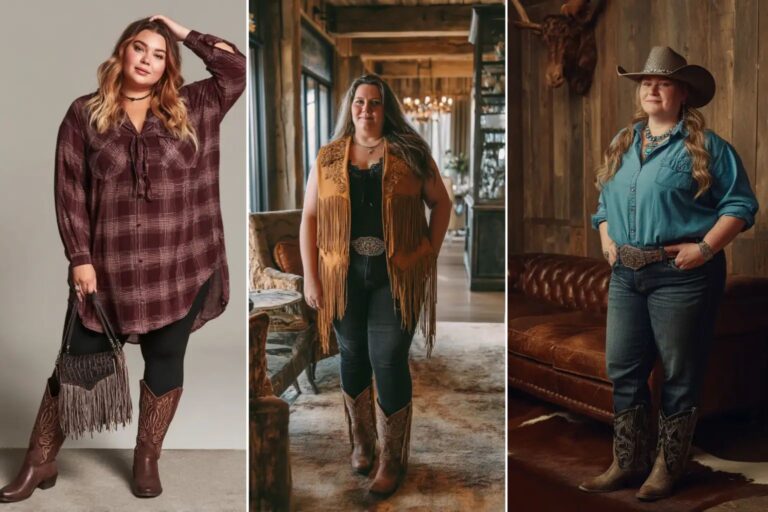 Plus Size Fall Western Outfits That Curvy Women Love